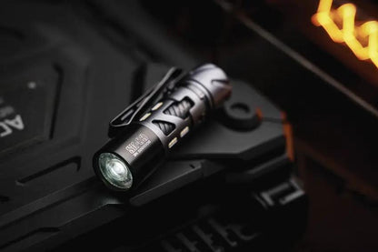 Loop Gear SK03 Flashlight Aluminum SK03-AL - Rechargeable, Water Resistant, 120M Beam, 6500K LED, Turbo To Low Modes by Loop Gear
