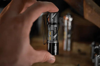 Loop Gear SK03 Flashlight Aluminum SK03-AL - Rechargeable, Water Resistant, 120M Beam, 6500K LED, Turbo To Low Modes by Loop Gear