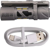 Loop Gear SK03 Flashlight Titanium Pro - Rechargeable 120m Beam Distance Turbo 1000-220 Lumens by Loop Gear