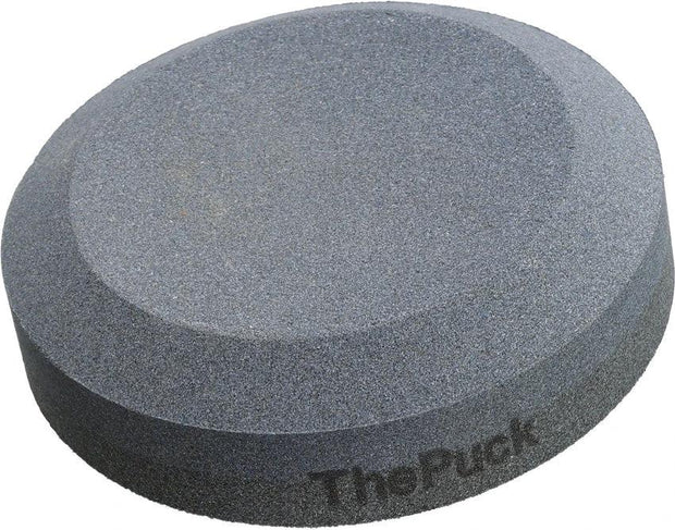 Lansky Puck Sharpener LPUCK Dual Grit Carbide Stone For Lawn Mower Blades And Garden Tools For DIYers by Lansky