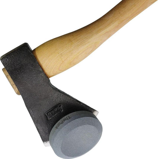 Lansky Puck Sharpener LPUCK Dual Grit Carbide Stone For Lawn Mower Blades And Garden Tools For DIYers by Lansky