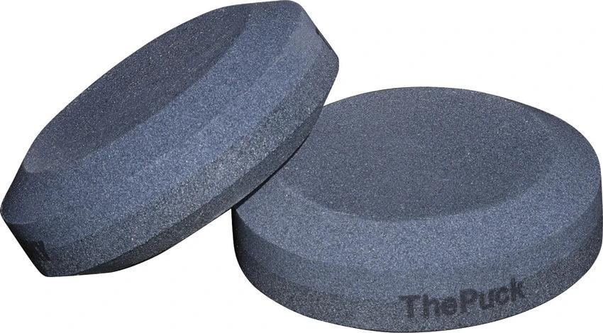 Lansky Puck Sharpener LPUCK Dual Grit Carbide Stone For Lawn Mower Blades And Garden Tools For DIYers by Lansky