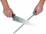 Lansky Sharpening Steel 13 Inch Fine Grit Butcher Style Rod For Chefs And Home Cooks by Lansky