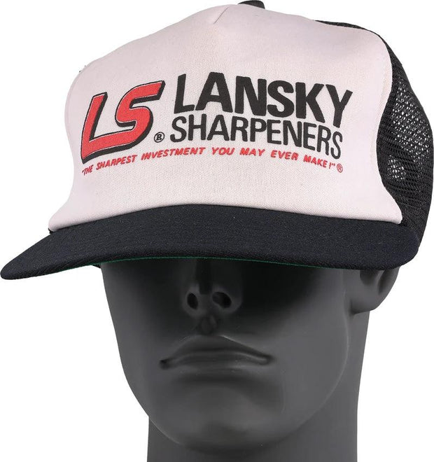 Lansky Baseball Cap Mesh Adjustable Back All Day Comfort Black White For Active Fans by Lansky
