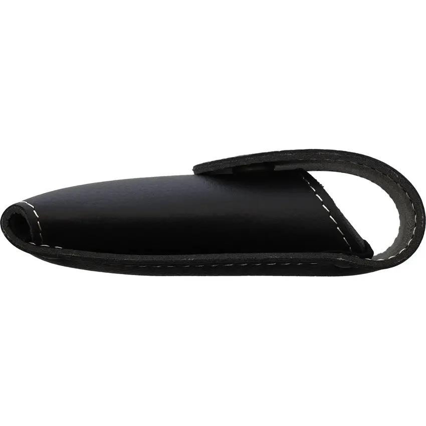 LionSTEEL Big Vertical Leather Sheath Black 900FDV1 Fits SR1 SR22 ROK KUR TM1 MI MYTO For Knife Enthusiasts by LionSTEEL
