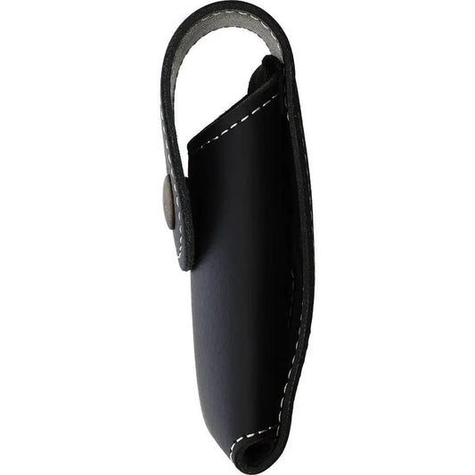 LionSTEEL Small Vertical Leather Sheath For SR2 SR22 TiSPINE Black Leather Construction For Knife Enthusiasts by LionSTEEL