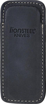 LionSTEEL Vertical Leather Sheath Blue 900FDV3 BL by LionSTEEL