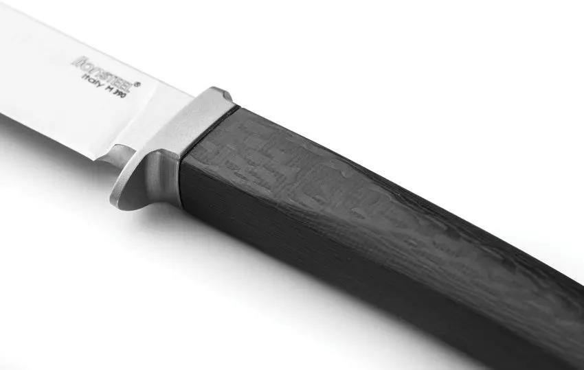 Premium LionSteel AGO Fixed Blade Knife With Carbon Fiber Handle And M390 Satin Blade For EDC Enthusiasts by LionSTEEL