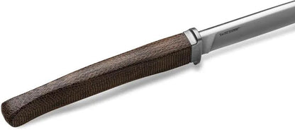 LionSTEEL AGO Fixed Blade Knife With Green Micarta Handle Titanium Guard And M390 Satin Blade For EDC Enthusiasts by LionSTEEL