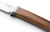LionSTEEL AGO Fixed Blade Knife With Bohler M390 Satin Blade Micarta Handle Titanium Guard For Outdoor Enthusiasts by LionSTEEL