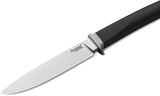 LionSTEEL AGO Fixed Blade Knife Premium 7 Inch Overall Satin M390 Blade Black G10 Handle Titanium Guard For Outdoorsmen by LionSTEEL