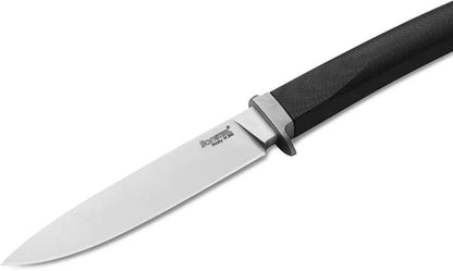 LionSTEEL AGO Fixed Blade Knife Premium 7 Inch Overall Satin M390 Blade Black G10 Handle Titanium Guard For Outdoorsmen by LionSTEEL
