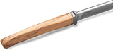 LionSTEEL AGO Fixed Blade Knife Olive Wood Handle M390 Satin Blade Titanium Guard For Outdoor Enthusiasts by LionSTEEL