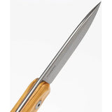 LionSTEEL B41 Bushcraft Knife Olive Wood Handle Sleipner Tool Steel Full Tang For Outdoor Adventurers by LionSTEEL
