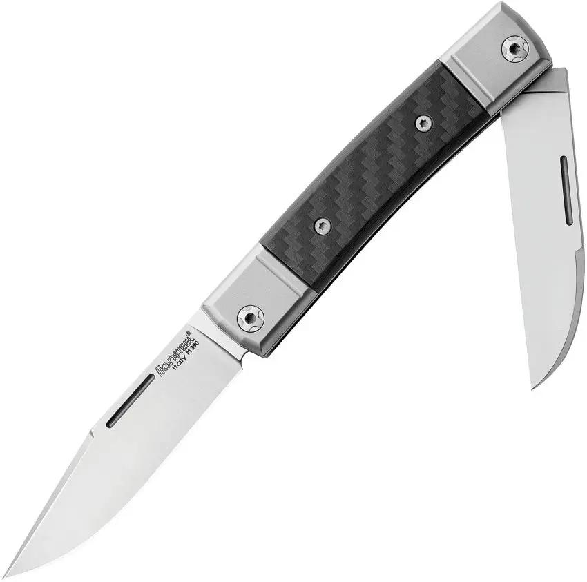 LionSTEEL BestMan BM13 Slipjoint Knife For EDC Enthusiasts With Premium Carbon Fiber Handle And M390 Wharncliffe Blade by LionSTEEL