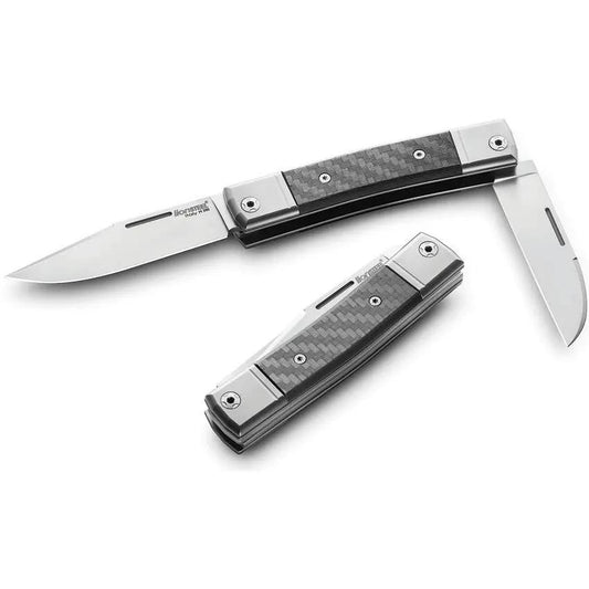 LionSTEEL BestMan BM13 Slipjoint Knife For EDC Enthusiasts With Premium Carbon Fiber Handle And M390 Wharncliffe Blade by LionSTEEL