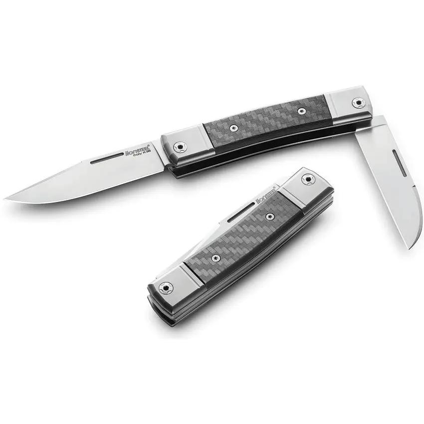 LionSTEEL BestMan BM13 Slipjoint Knife For EDC Enthusiasts With Premium Carbon Fiber Handle And M390 Wharncliffe Blade by LionSTEEL