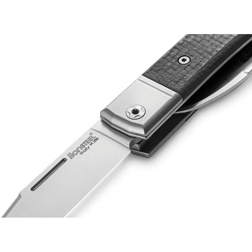 LionSTEEL BestMan BM13 Slipjoint Knife For EDC Enthusiasts With Premium Carbon Fiber Handle And M390 Wharncliffe Blade by LionSTEEL