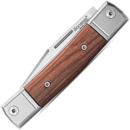 LionSteel BestMan BM1 Slipjoint Knife With Santos Wood Handle M390 Clip Blade Titanium Bolster For EDC Enthusiasts by LionSTEEL