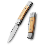 LionSteel BestMan BM1 Slipjoint Olive Wood Knife With M390 Blade And Titanium Bolsters For EDC Enthusiasts by LionSTEEL