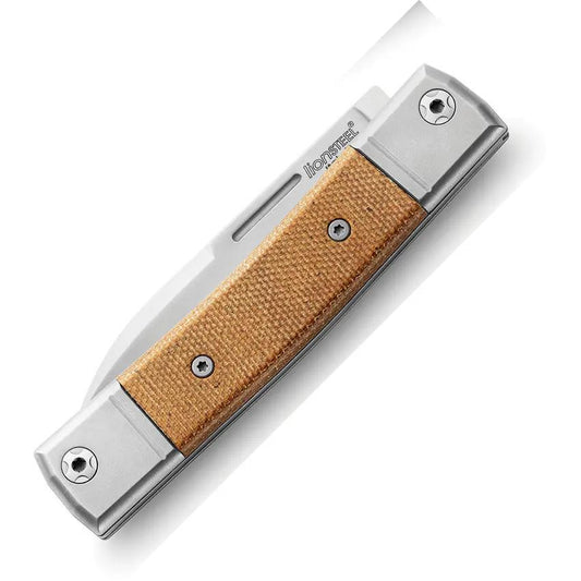 LionSteel BestMan BM2 Slip Joint Knife Micarta Handle M390 Blade Premium Titanium Bolsters For EDC Fans by LionSTEEL