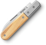 LionSteel Barlow Olive Wood Knife With M390 Blade Premium Satin Finish And Titanium Bolster For EDC Enthusiasts by LionSTEEL