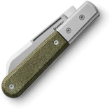 LionSteel Barlow Dom Style Green Micarta EDC Knife With M390 Blade And Titanium Bolster Boxed by LionSTEEL