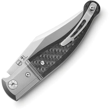 LionSteel Gitano Slip Joint Knife Carbon Fiber GT01 CF With Niolox Clip Point EDC For Knife Enthusiasts by LionSTEEL