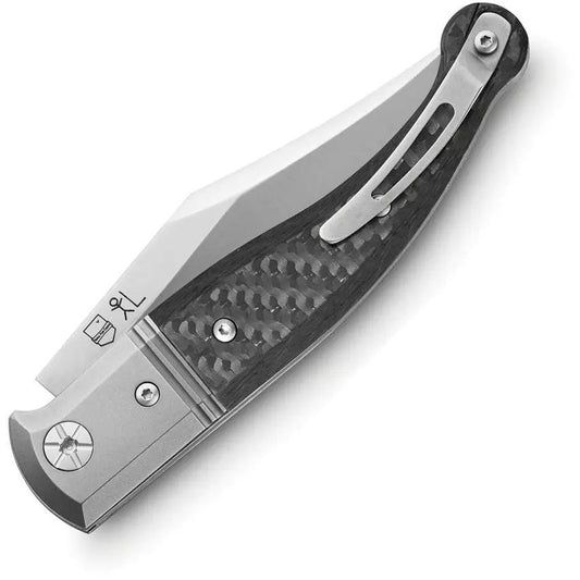 LionSteel Gitano Slip Joint Knife Carbon Fiber GT01 CF With Niolox Clip Point EDC For Knife Enthusiasts by LionSTEEL