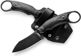 LionSTEEL H1 Fixed Blade Skinner Knife H1B GBK With M390 Blade G10 Handle Finger Ring Kydex Sheath For Hunters by LionSTEEL