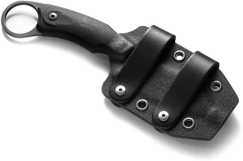 LionSTEEL H1 Fixed Blade Skinner Knife H1B GBK With M390 Blade G10 Handle Finger Ring Kydex Sheath For Hunters by LionSTEEL