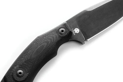 LionSTEEL H2 Fixed Blade H2B GBK M390 3 Inch Drop Point Full Tang With Finger Ring G10 Handle Kydex Sheath For EDC by LionSTEEL