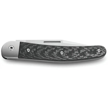 LionSteel Jack Folder CF Premium Carbon Fiber Handle M390 Satin Clip Point Blade For EDC Enthusiasts by LionSTEEL