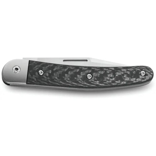 LionSteel Jack Folder CF Premium Carbon Fiber Handle M390 Satin Clip Point Blade For EDC Enthusiasts by LionSTEEL