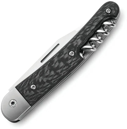 LionSteel Jack Folder CF JK3 CF Knife For EDC Enthusiasts With Carbon Fiber Handle Titanium Bolsters Bottle Opener by LionSTEEL