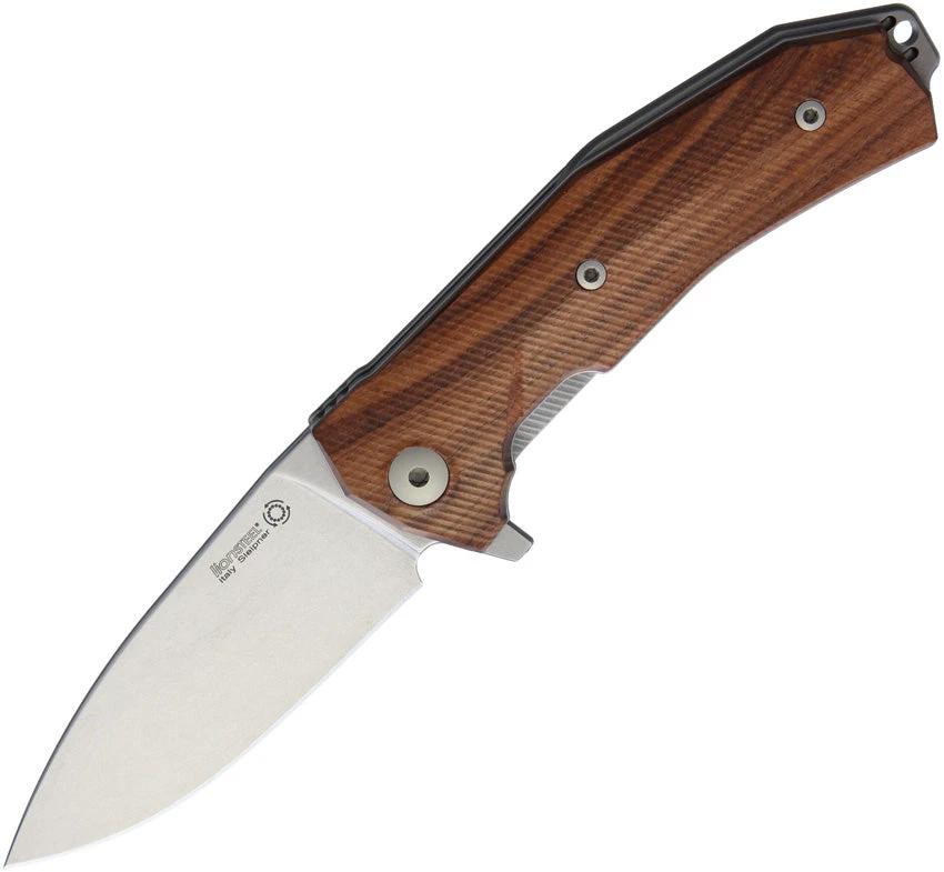 LionSTEEL KUR Linerlock Santos Wood KUR ST by LionSTEEL