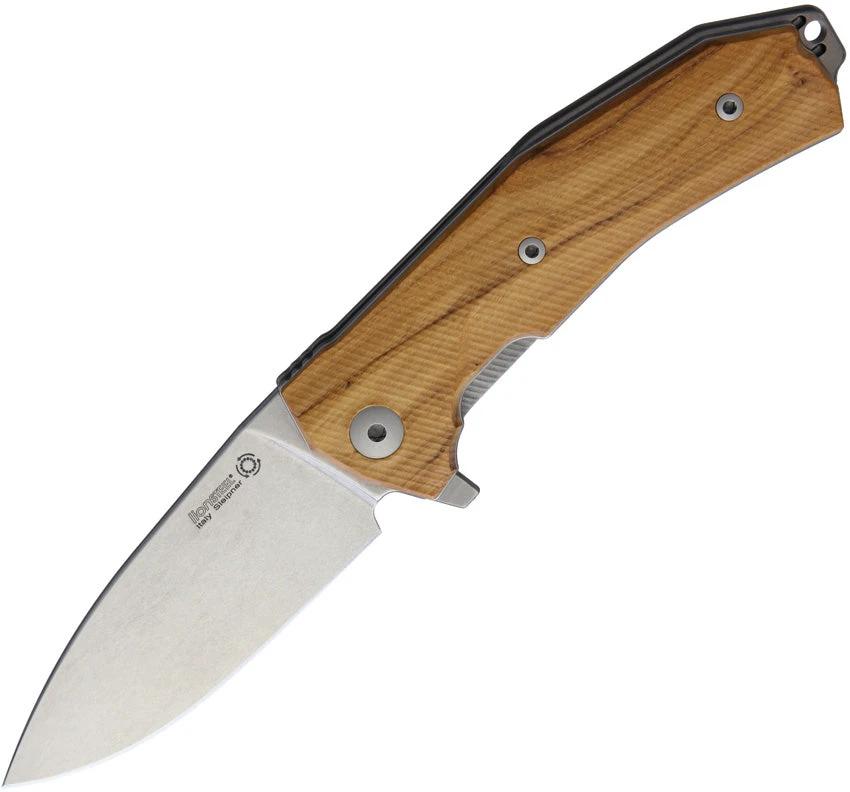LionSTEEL KUR Linerlock Olive Wood KUR UL by LionSTEEL