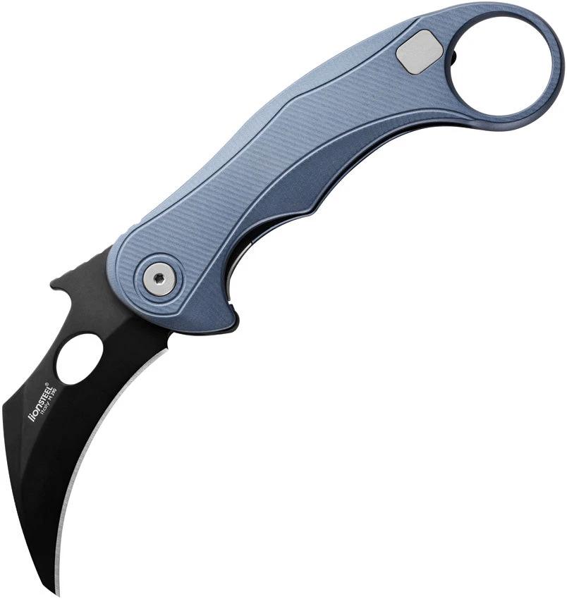 LionSTEEL LEone Mid Framelock Blue PVD LE2 A IB by LionSTEEL