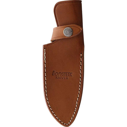 LionSTEEL M3 Fixed Blade Knife Niolox Tool Steel Full Tang Green Canvas Micarta Handle With Leather Sheath For Outdoors by LionSTEEL