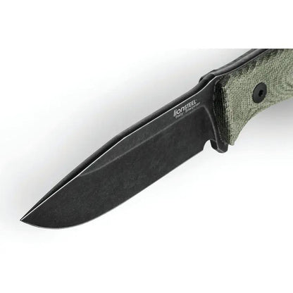 LionSTEEL M5 Fixed Blade Knife With Green Micarta Handle Sleipner Steel PVD Blade For Rugged Outdoor EDC Enthusiasts by LionSTEEL