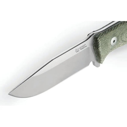 LionSTEEL M5 Fixed Blade Knife With Green Micarta Handle For Outdoor Survival Enthusiasts Premium Quality by LionSTEEL