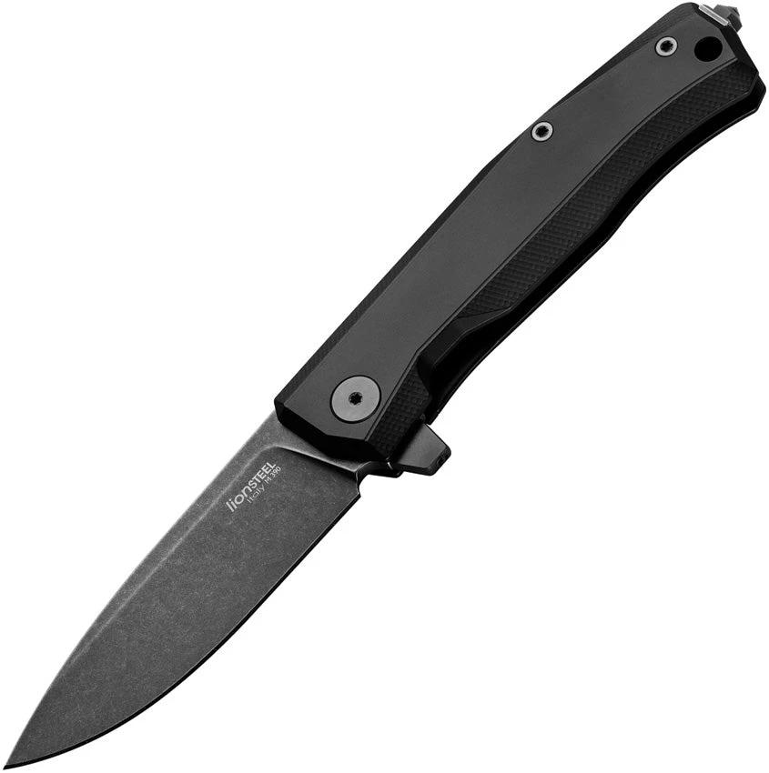LionSTEEL Myto Framelock Aluminum Black MT01A BB by LionSTEEL
