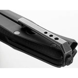 LionSTEEL Myto Framelock Folding Knife M390 Blade Aluminum Handle Black PVD Coated Glassbreaker EDC by LionSTEEL