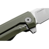 LionSteel Myto Framelock Aluminum Green Knife With M390 Blade For EDC Enthusiasts Glass Breaker Lanyard Hole Pocket Clip by LionSTEEL