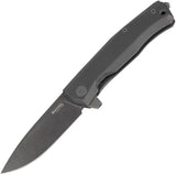 LionSTEEL Myto Framelock Titanium Black MT01B BW Premium EDC Knife With Bohler M390 Blade And Glass Breaker by LionSTEEL