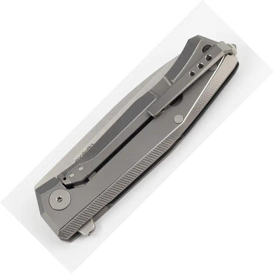 LionSteel Myto Framelock Knife Green Micarta MT01 CVG Titanium Back Handle Extended Tang M390 Blade For EDC Enthusiasts by LionSTEEL