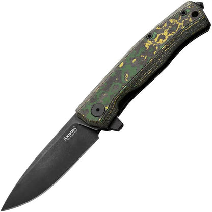 LionSteel Myto Framelock CPM MagnaCut Knife Toxic Storm Carbon Fiber Handle EDC Tactical by LionSTEEL