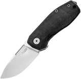 LionSTEEL Nano Framelock Black Micarta NA01 CVB by LionSTEEL