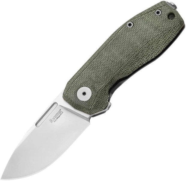 LionSTEEL Nano Framelock Green Micarta NA01 CVG by LionSTEEL