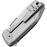LionSteel Nano Framelock Gray Ti EDC Enthusiast Knife With MagnaCut Blade And ReF Flipper Pro by LionSTEEL